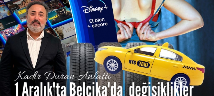 1 Aralık'ta Belçika'da birçok yenilik ve değişiklik hayata geçiyor