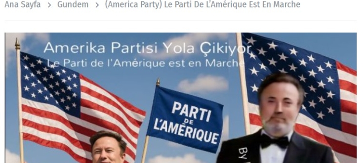 (America Party) Le Parti de l’Amérique est en Marche  
