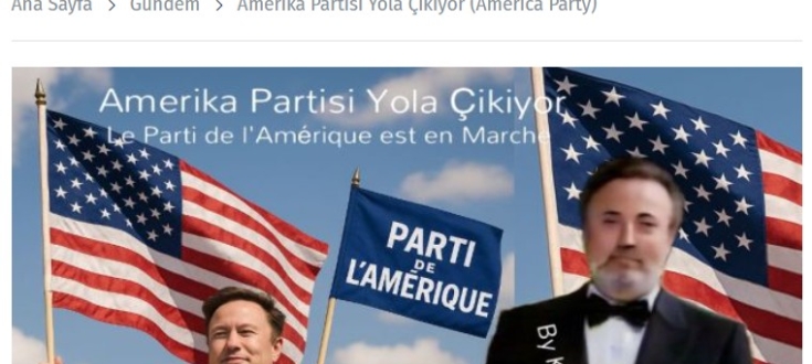  Amerika Partisi Yola Çıkıyor (America Party)  